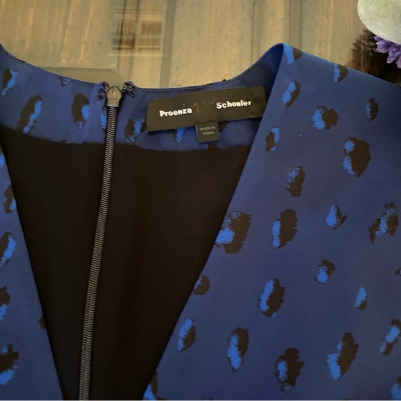 Proenza Schouler Silk Deep V Neck Blouse - Picture 6 of 16